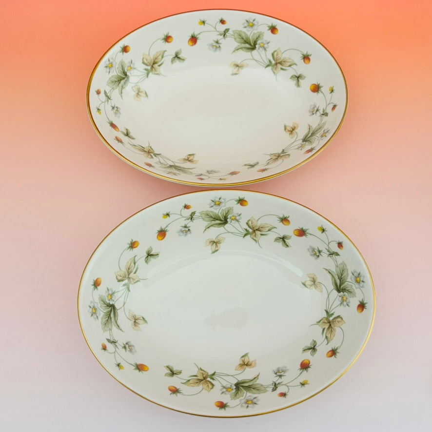 1977 Royal Doulton Strawberry Cream Tableware | 38 Pieces (Sold Separately)