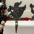 Load image into Gallery viewer, Set of 3 Vintage Cast Iron Christmas Fireplace Stocking Holders
